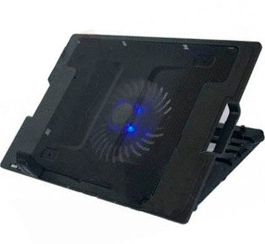 Base Enfriadora - luz led, 5 ángulos ajustables, 9 a 17 Pulgadas, Negro, BROBOTIX 917140 Base Enfriadora - luz led, 5 ángulos ajustables, 9 a 17 Pulgadas, Negro, BROBOTIX 917140